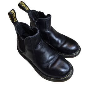 Dr. Martens Chelsea Boots Kids Size 12 Black Leather Unisex Youth